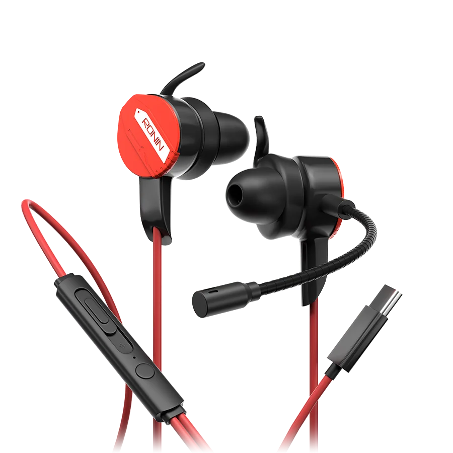Ronin CHAOS R-007 Gamerz Type-C Handsfree – 8D Surround Sound Gaming Earphones