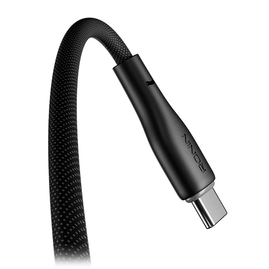 Ronin BOLT R-2030 Type-C Cable – 3A Fast Charging Braided USB-A to USB-C Cable (2M)
