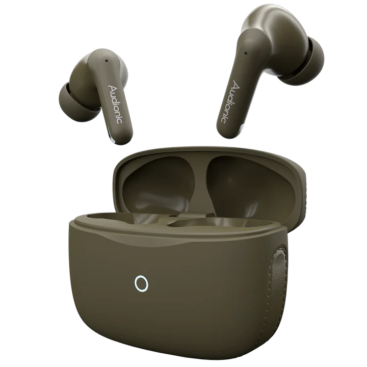 Audionic Airbud 740 ION with ANC – Bluetooth 5.4, Quad Mic ANC, 70 Hours Playtime, Gaming Mode