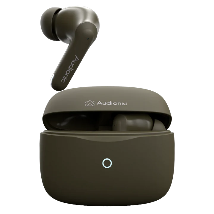 Audionic Airbud 740 ION with ANC – Bluetooth 5.4, Quad Mic ANC, 70 Hours Playtime, Gaming Mode