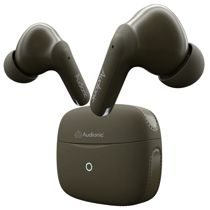Audionic Airbud 740 ION with ANC – Bluetooth 5.4, Quad Mic ANC, 70 Hours Playtime, Gaming Mode