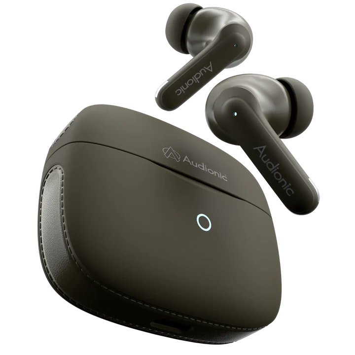 Audionic Airbud 740 ION with ANC – Bluetooth 5.4, Quad Mic ANC, 70 Hours Playtime, Gaming Mode