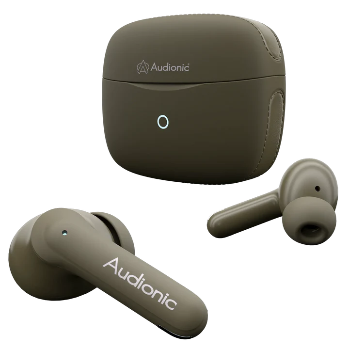 Audionic Airbud 740 ION with ANC – Bluetooth 5.4, Quad Mic ANC, 70 Hours Playtime, Gaming Mode