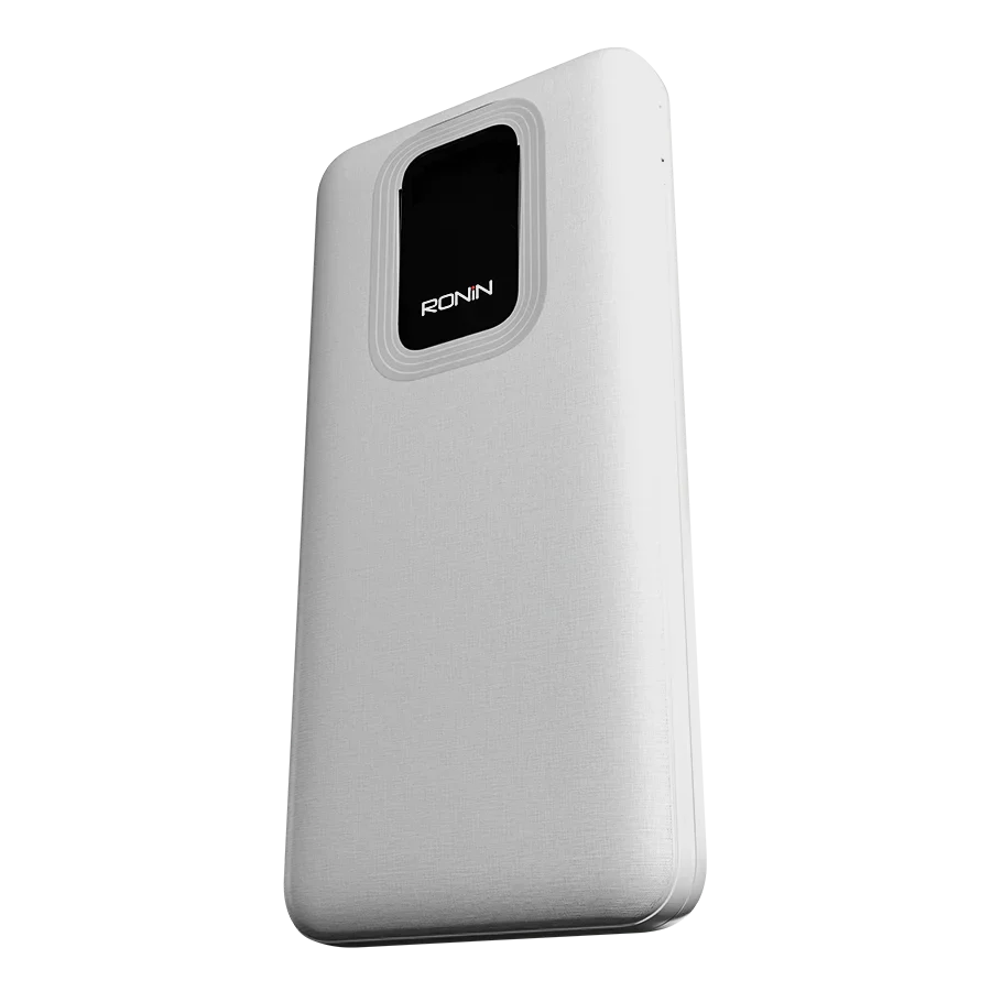 Ronin FORGE R-4020 10000mAh Power Bank – 22.5W Fast Charging with USB-C PD & Digital Display
