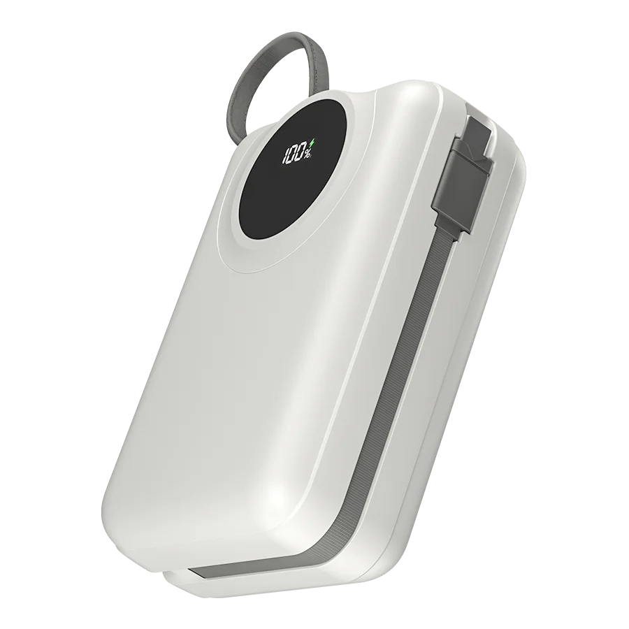 Ronin Megawatt R-4055 Power Bank – 30000mAh 22.5W Fast Charging with Built-in Cables & LED Display