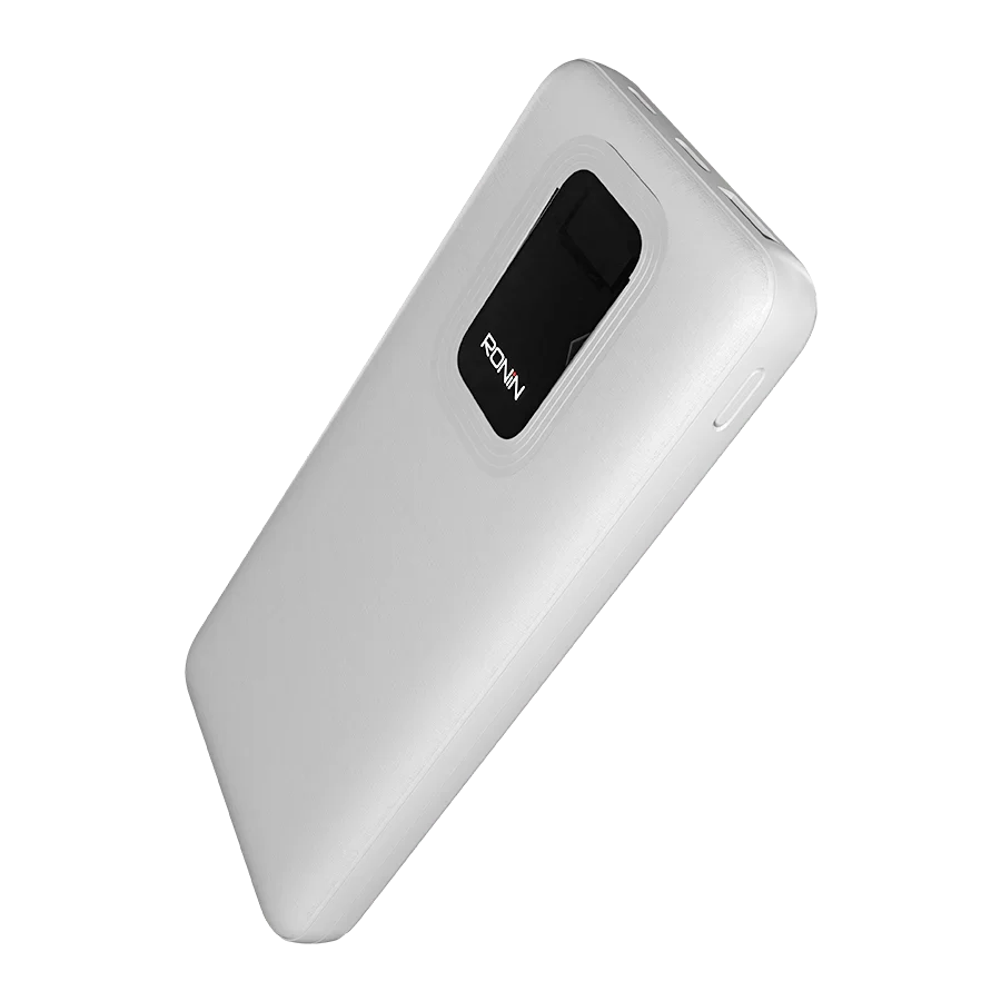 Ronin FORGE R-4020 10000mAh Power Bank – 22.5W Fast Charging with USB-C PD & Digital Display