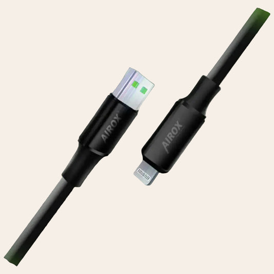 Airox CB-50 iPhone 120W Super Fast Charging Data Cable – USB-A to Lightning Cable (1 Meter)