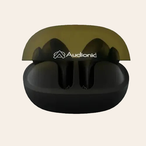 Audionic Airbud 745 ION Wireless Earbuds – Bluetooth 5.4, Dual Mic ENC, 40 Hours Playtime, Gaming Mode