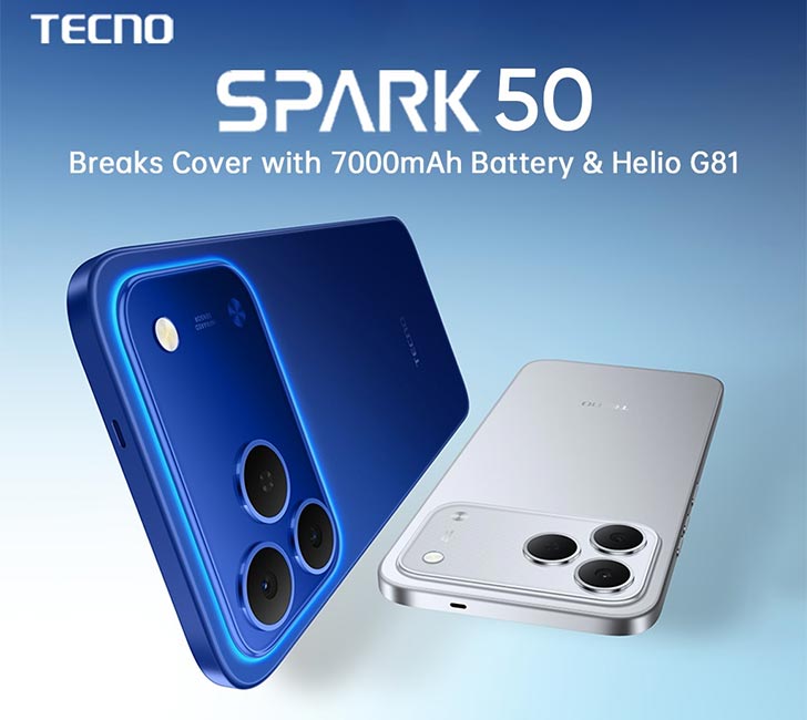 Tecno Spark 50 - 6GB RAM / 128GB Storage - Brand New Official Warranty