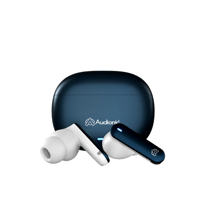 Audionic Airbud 425 TWS Wireless Earbuds – Quad Mic ENC, Gaming Mode, 40H Playtime, Bluetooth 5.3