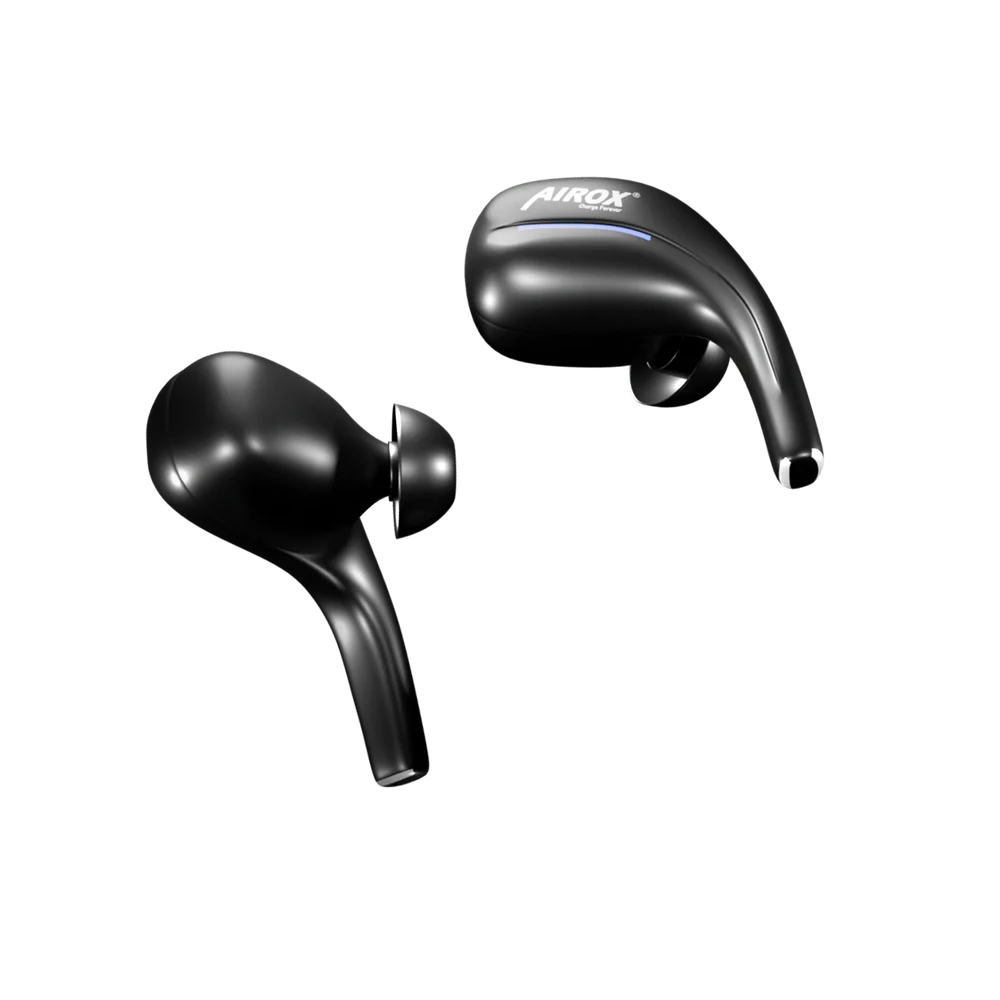 Airox E6 Earbuds ENC – Bluetooth 5.3, ANC + ENC, Low Latency, 16+ Hours Playtime