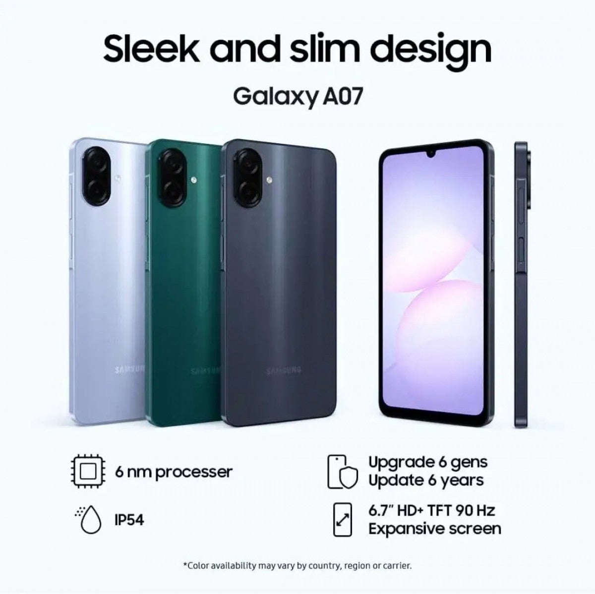 Samsung Galaxy A07 - 4GB RAM / 64GB Storage - Official Warranty