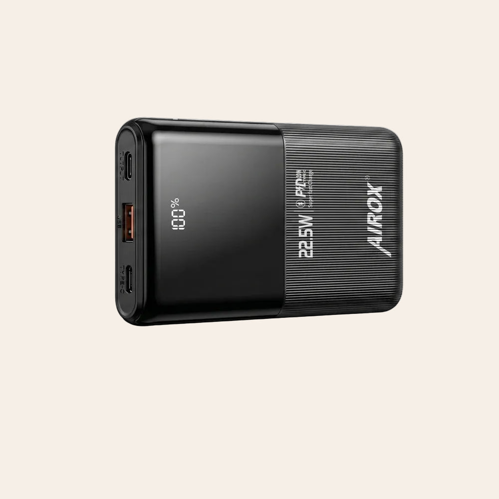 Airox PB31 10000mAh Power Bank – 22.5W PD Fast Charging with Digital LED Display