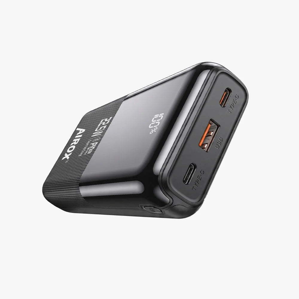 Airox PB32 20000mAh Power Bank – 22.5W PD Fast Charging with Digital LED Display