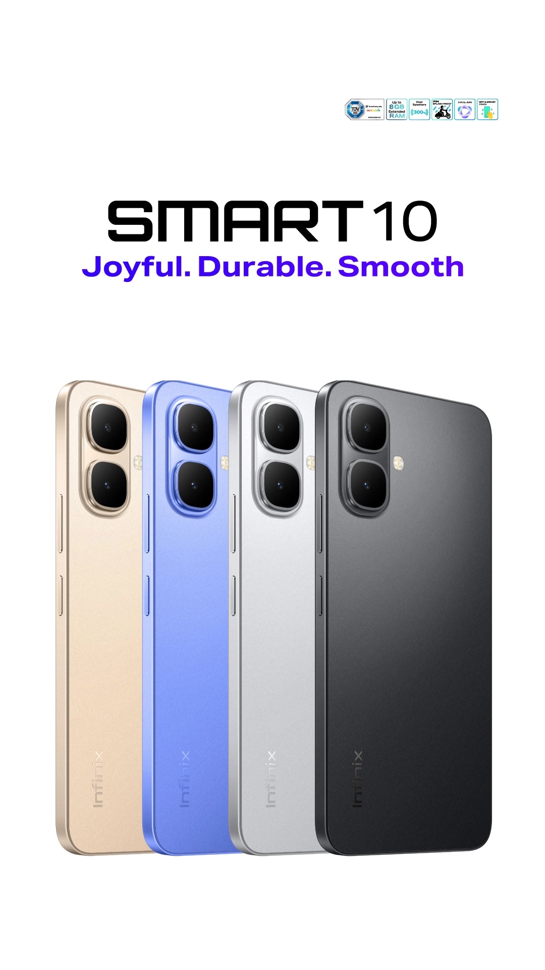 Infinix Smart 10 - 4GB RAM / 64GB Storage - Brand New Official Warranty
