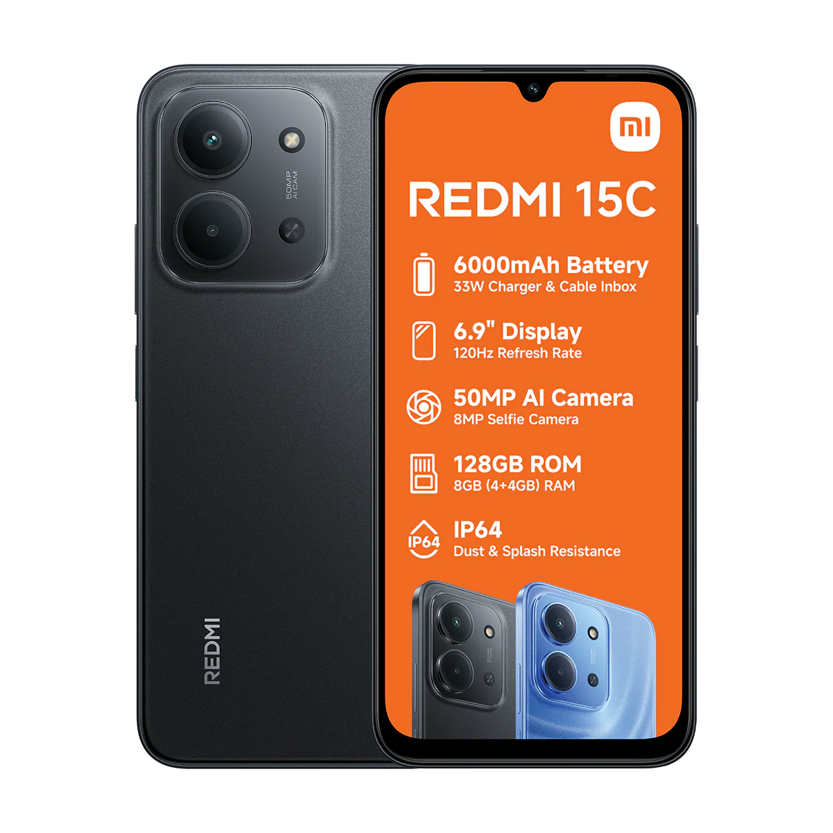 Redmi 15C - 12GB RAM / 128GB Storage - Official Warranty