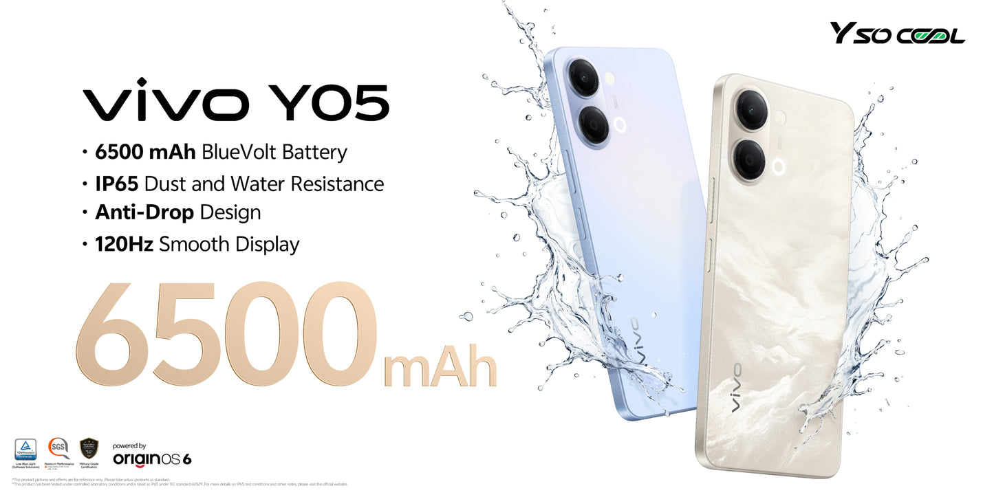 Vivo Y05 - 4GB RAM / 128GB Storage - Brand New Official Warranty